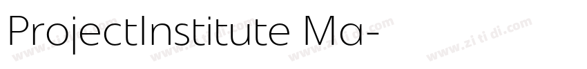 ProjectInstitute Ma字体转换 ProjectInstitute Ma字体转换